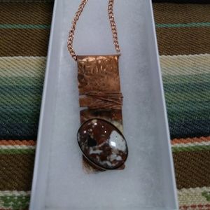 Copper/jasper necklace